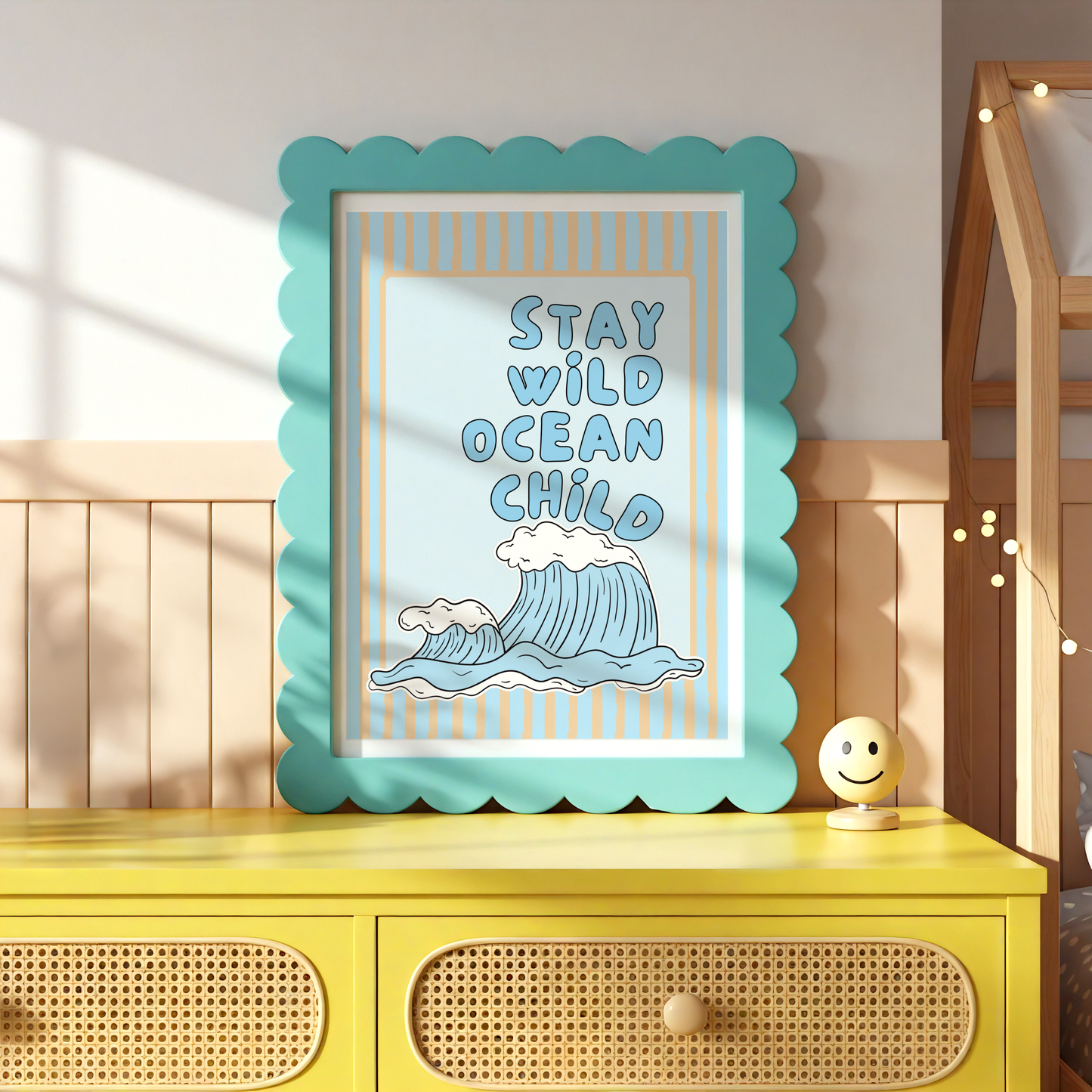 Stay Wild Ocean Child Poster Print