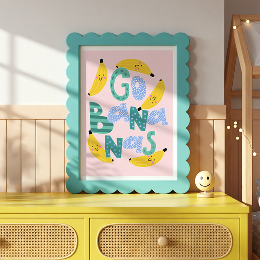 Go Bananas Poster Print
