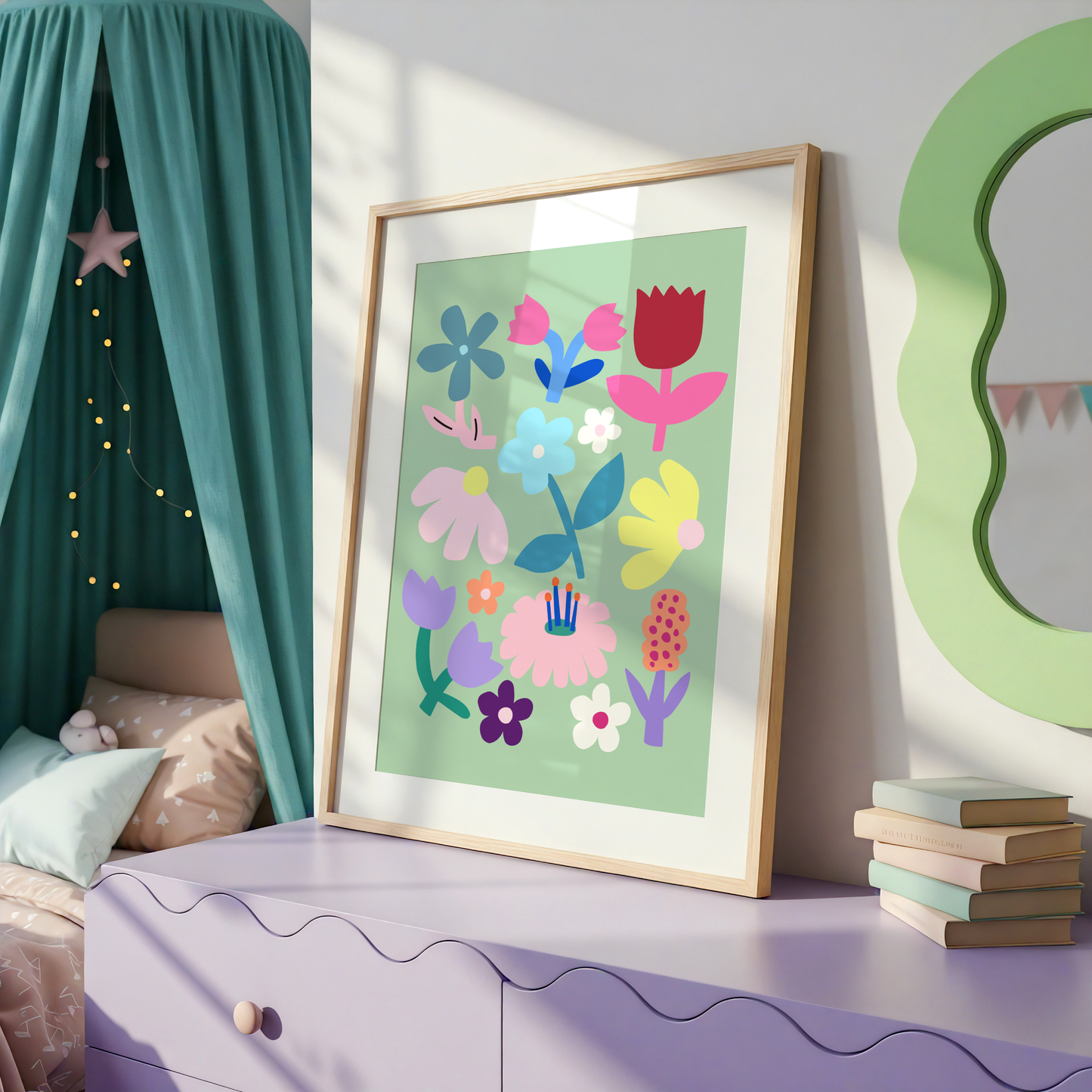 Flower Garden 2 Poster Print