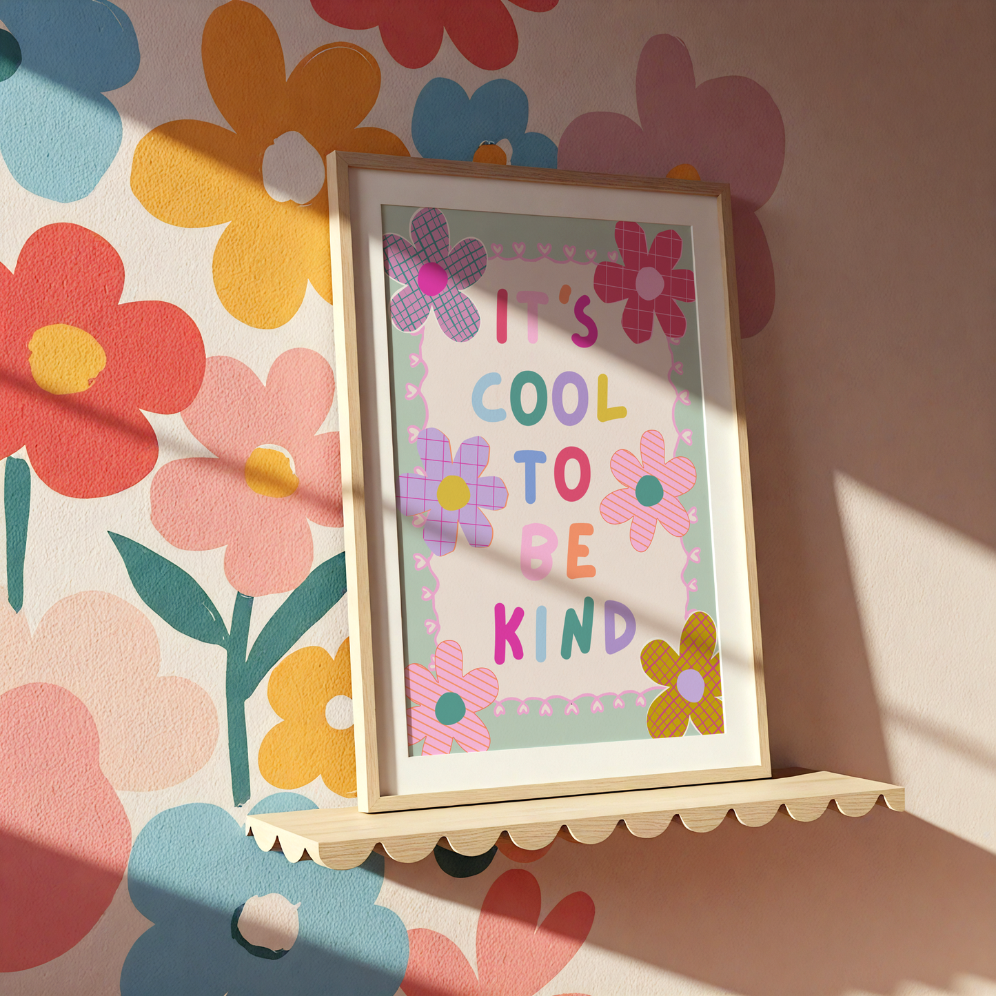 It's Cool To Be Kind Poster Print