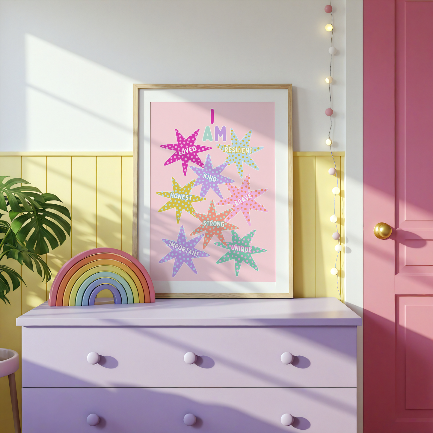 'I am' Affirmations Poster Print