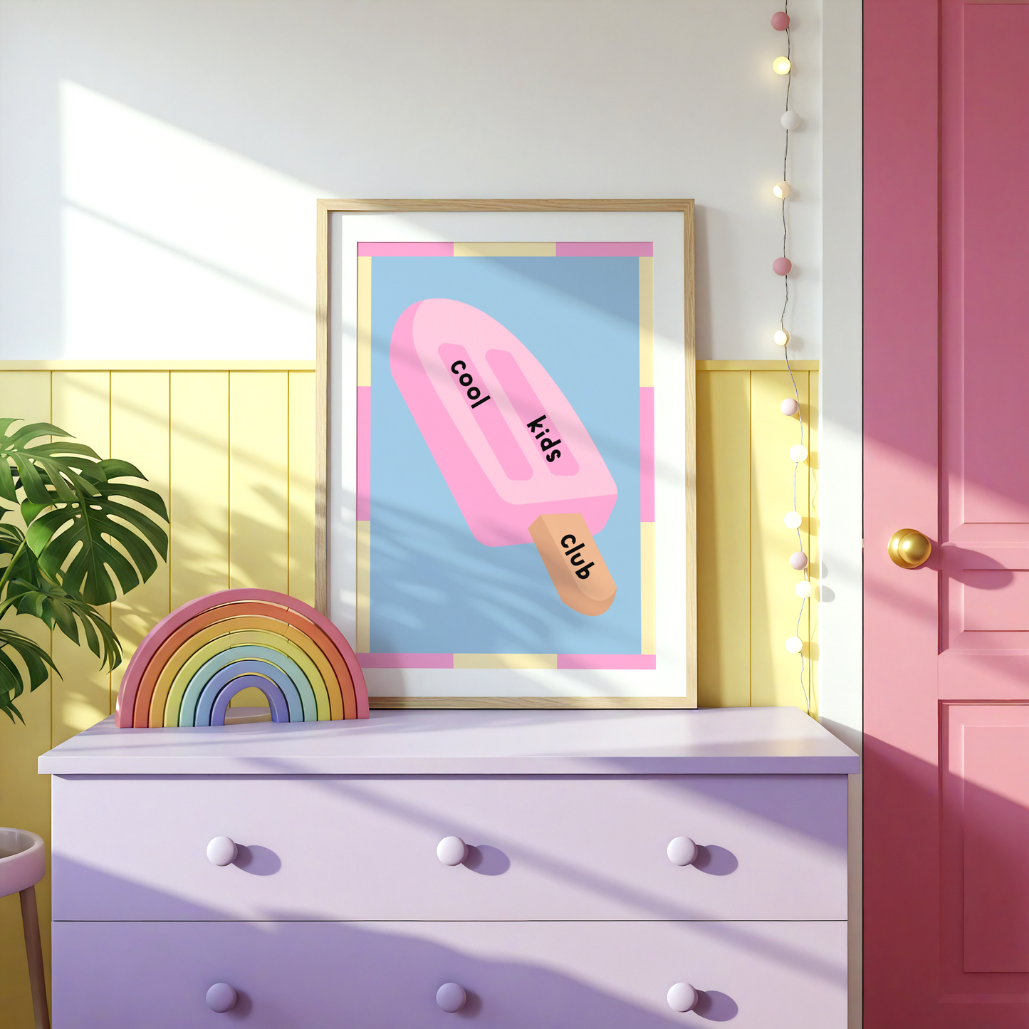 Cool Kids Club Popsicle Poster Print