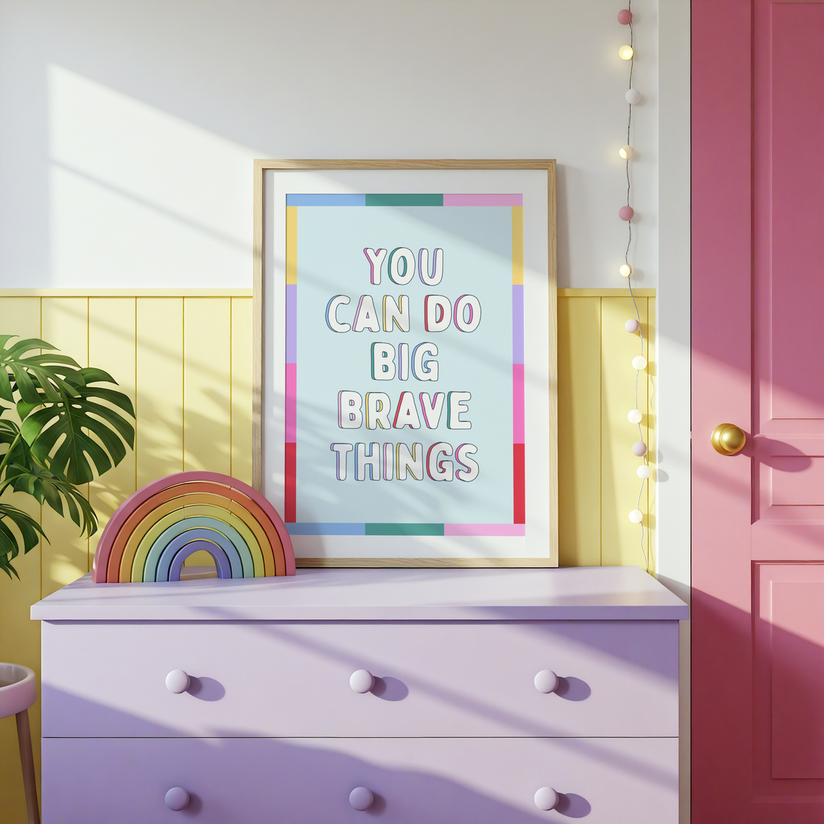 You Can Do Big Brave Things Poster Print