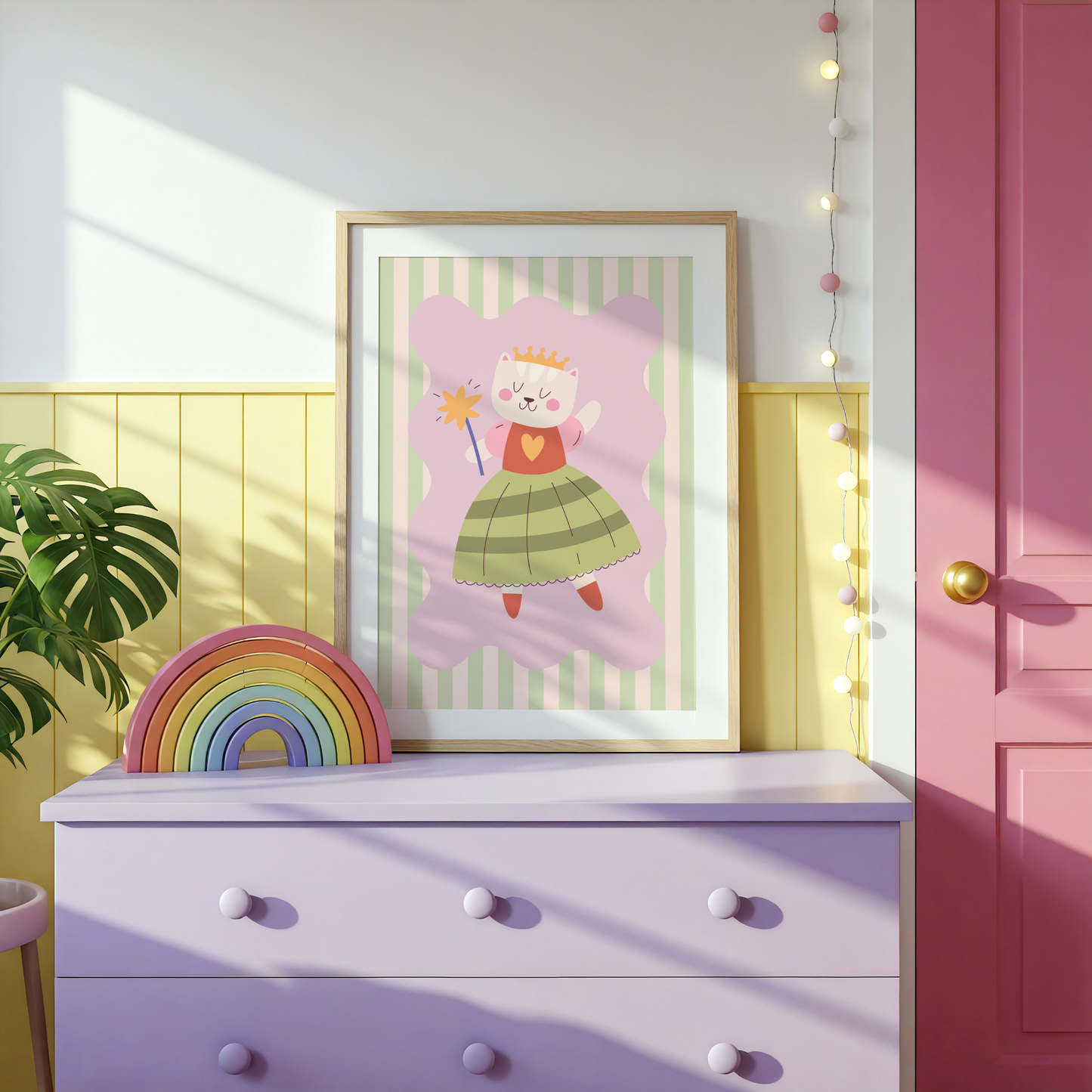 Cat Princess Poster Print