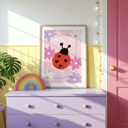 Snug As A Bug Poster Print