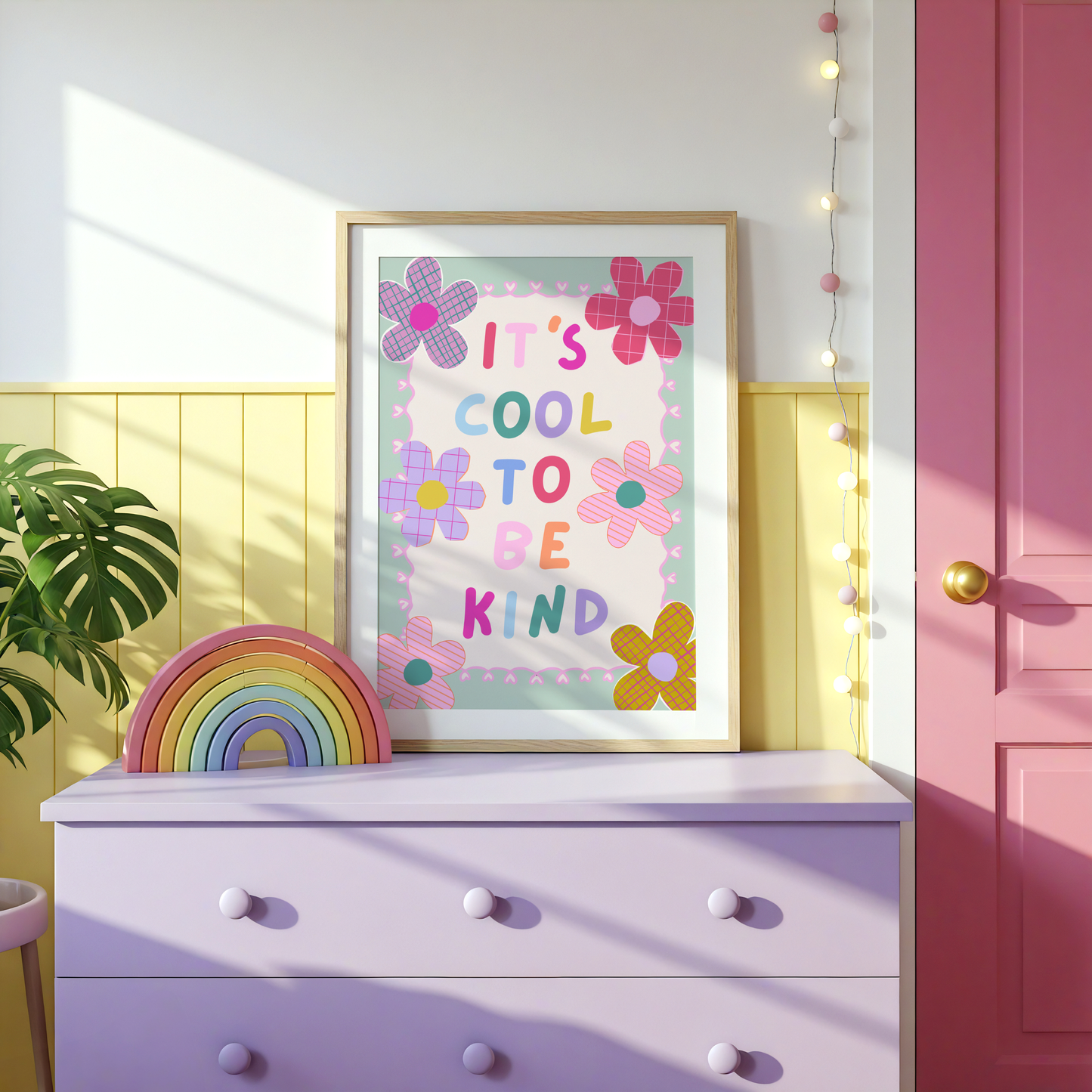 It's Cool To Be Kind Poster Print