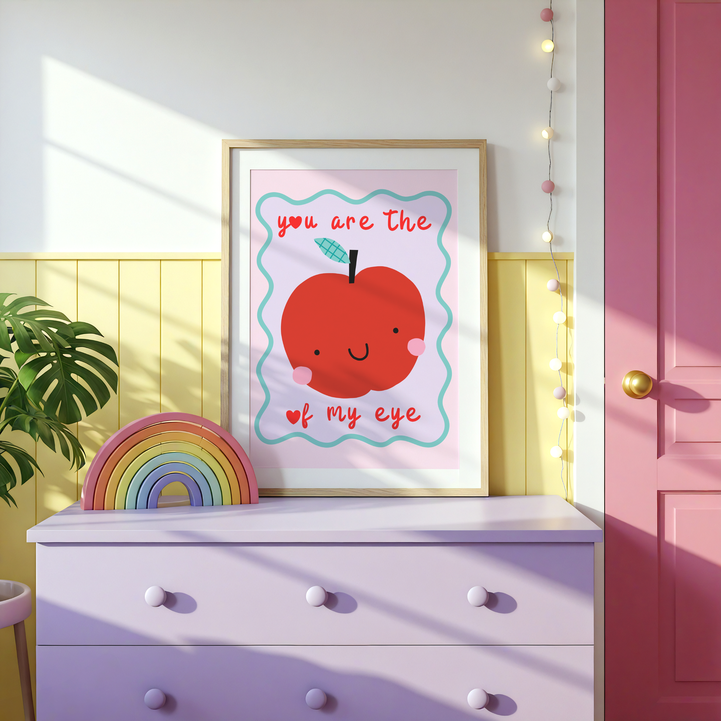 You Are The Apple Of My Eye Poster Print