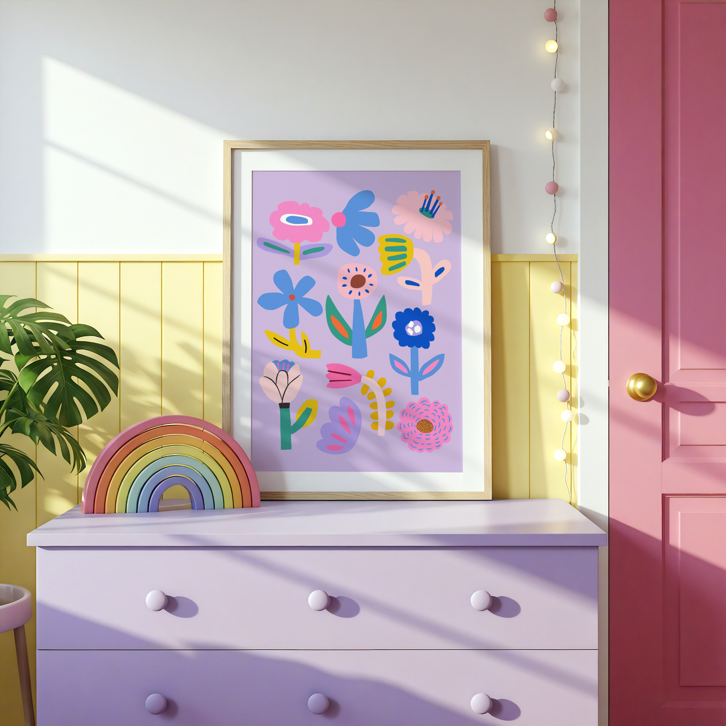 Flower Garden Poster Print