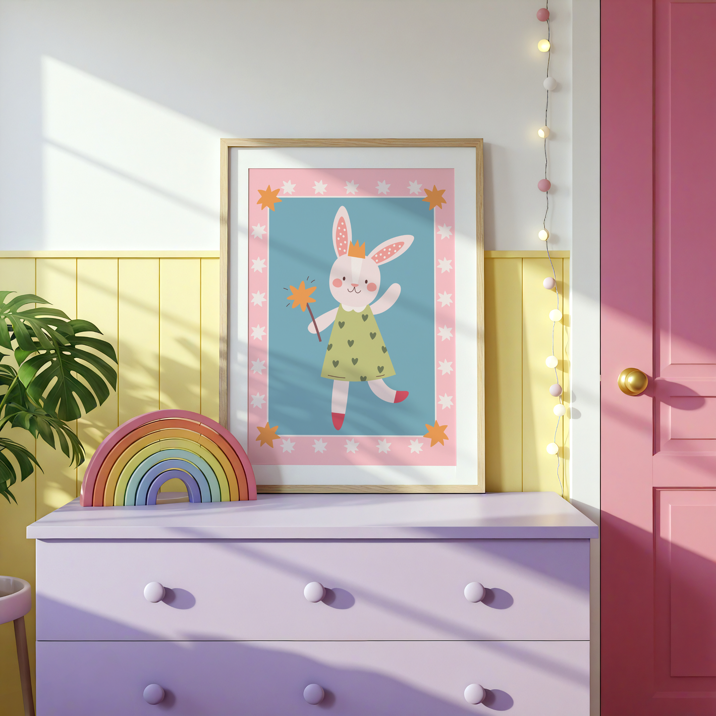 Princess Bunny Poster Print