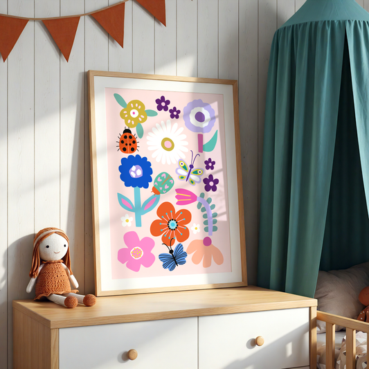 Flower Garden 3 Poster Print