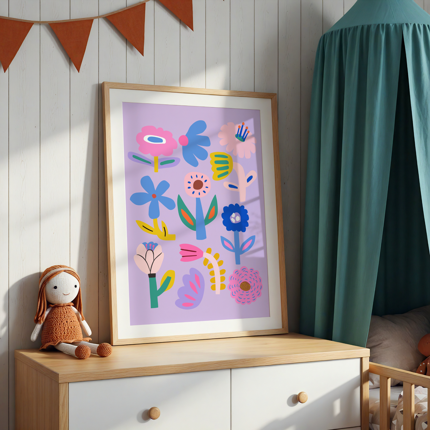 Flower Garden Poster Print