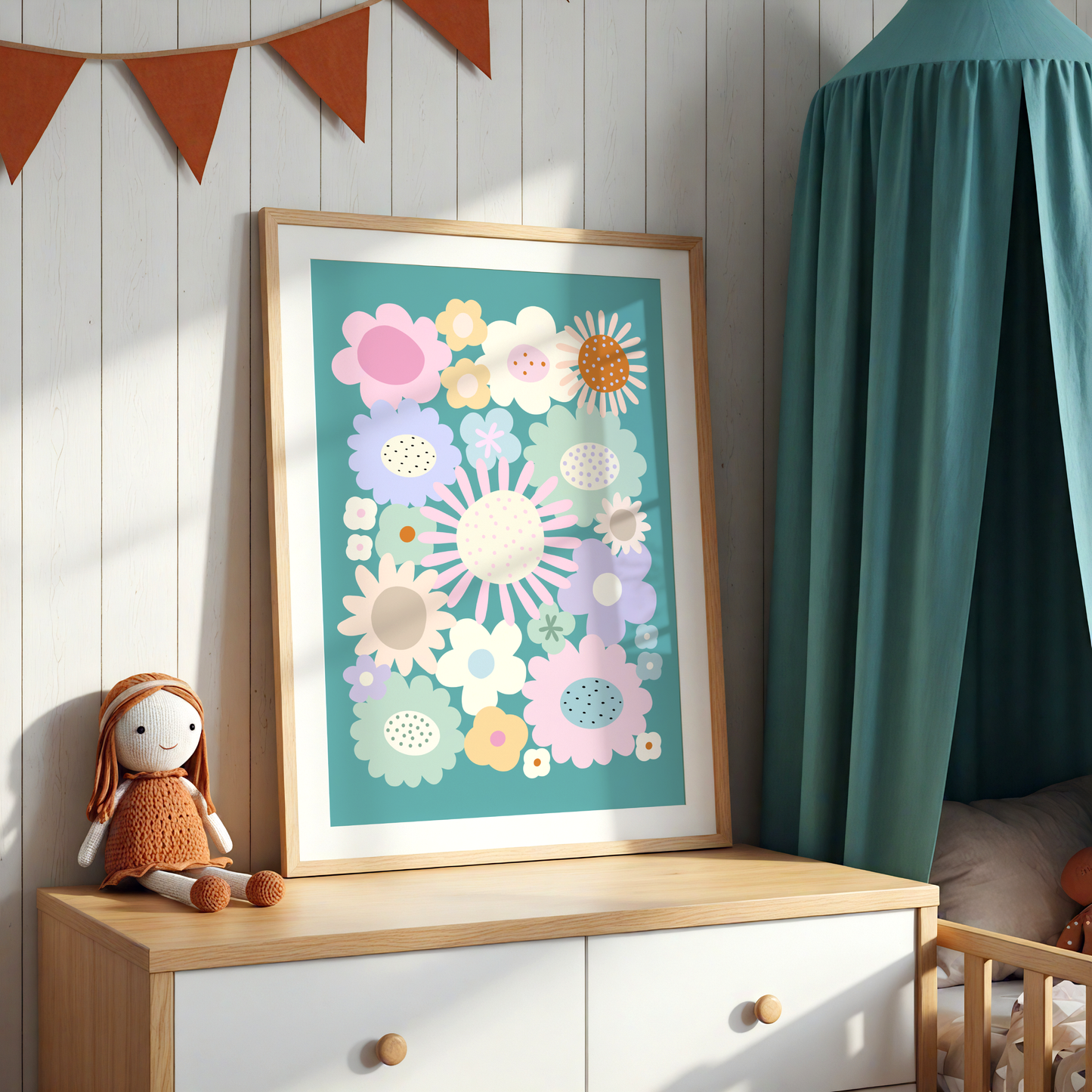 Flower Garden 4 Poster Print