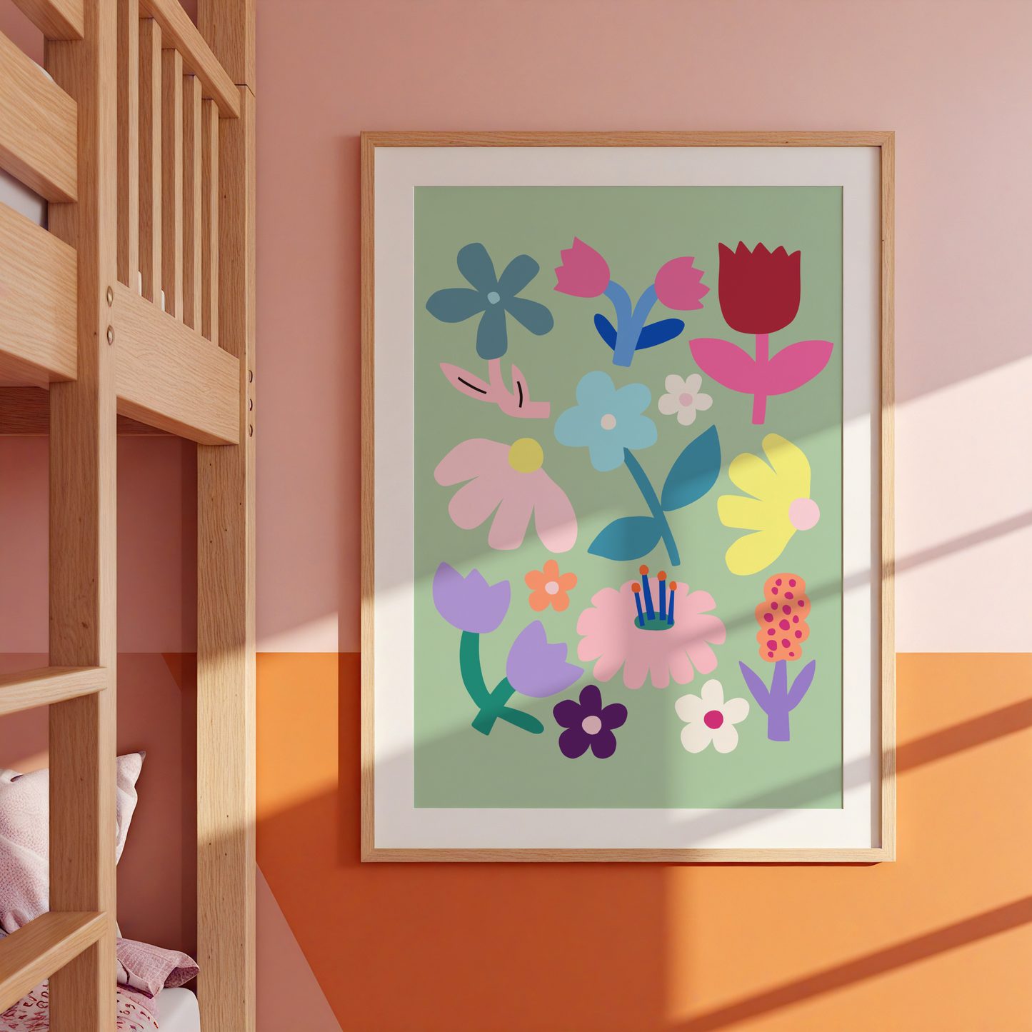 Flower Garden 2 Poster Print