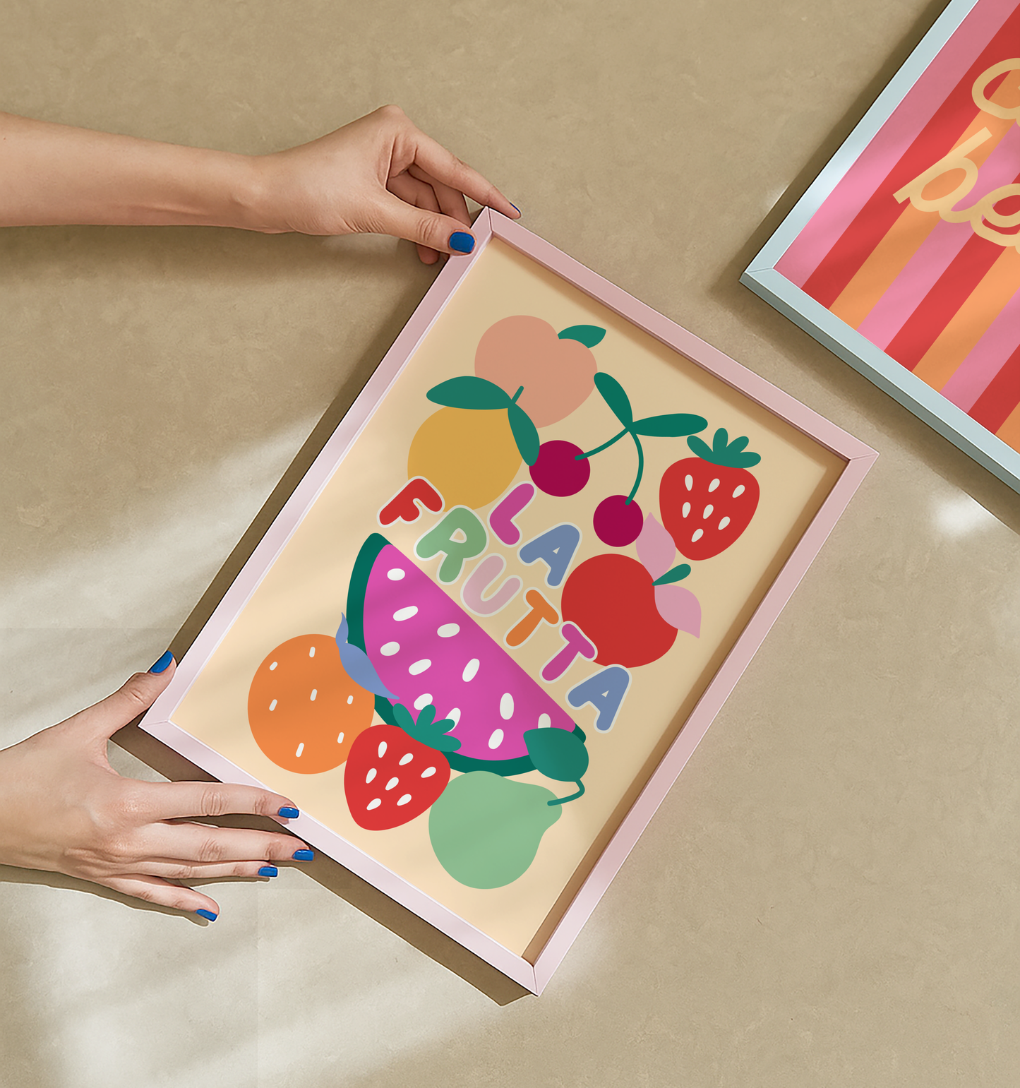 La Frutta Poster Print (Yellow)