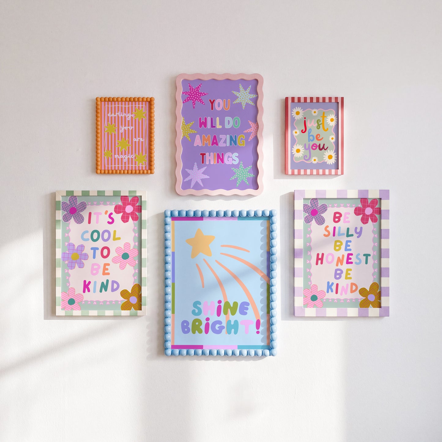Girls Affirmation Printable Wall Art Bundle
