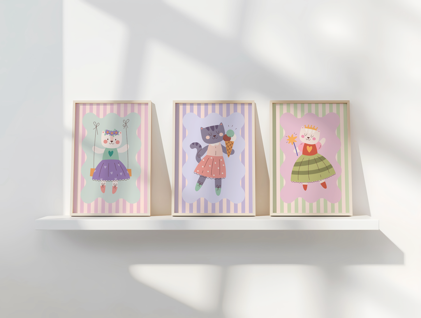 Cat Princess Poster Print