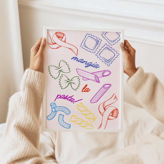 Mangia La Pasta Print